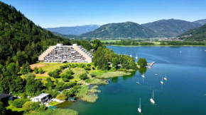 LB5 Seeappartement Haus Landskron mit direktem Seezugang am Ossiachersee